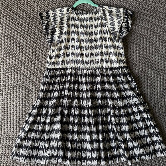 Anthropologie Ruffle-Sleeve  Mini Dress x McKenzie Parrott in Size Small - Picture 5 of 8